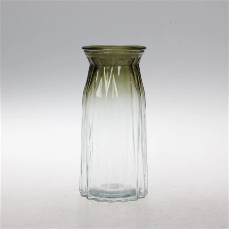 Recycled Green Glass Vase 3 Recycled Green Glass Vase 3