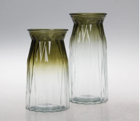 Recycled Green Glass Vase 5 Recycled Green Glass Vase 5