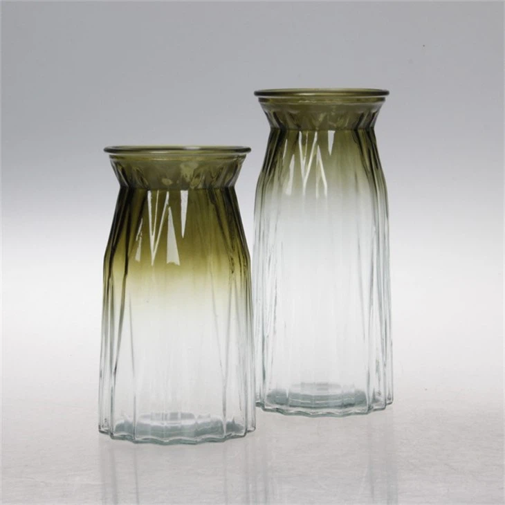 Recycled Green Glass Vase 1 Recycled Green Glass Vase 1