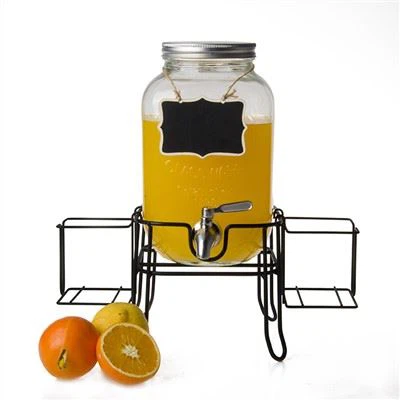 Mason Jar Drinking Dispenser b'bażi