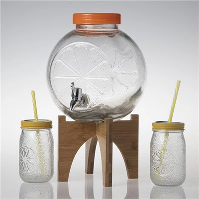Dispenser tax-Xorb tal-Ħġieġ Bi Stand